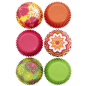 Preview: Cupcakes Backförmchen Neon Florals - 150 Stück - Wilton